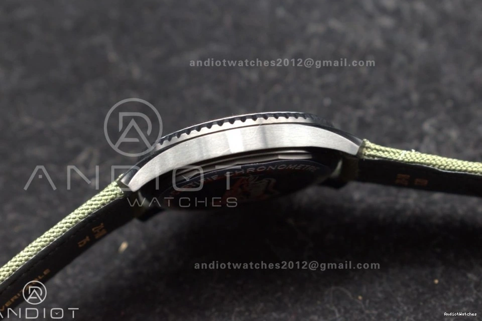 Edition Green A Nylon Best 41mm PVD Green 8 Automatic Durable TF Strap 1:1 918 on Dial Navitimer 0428